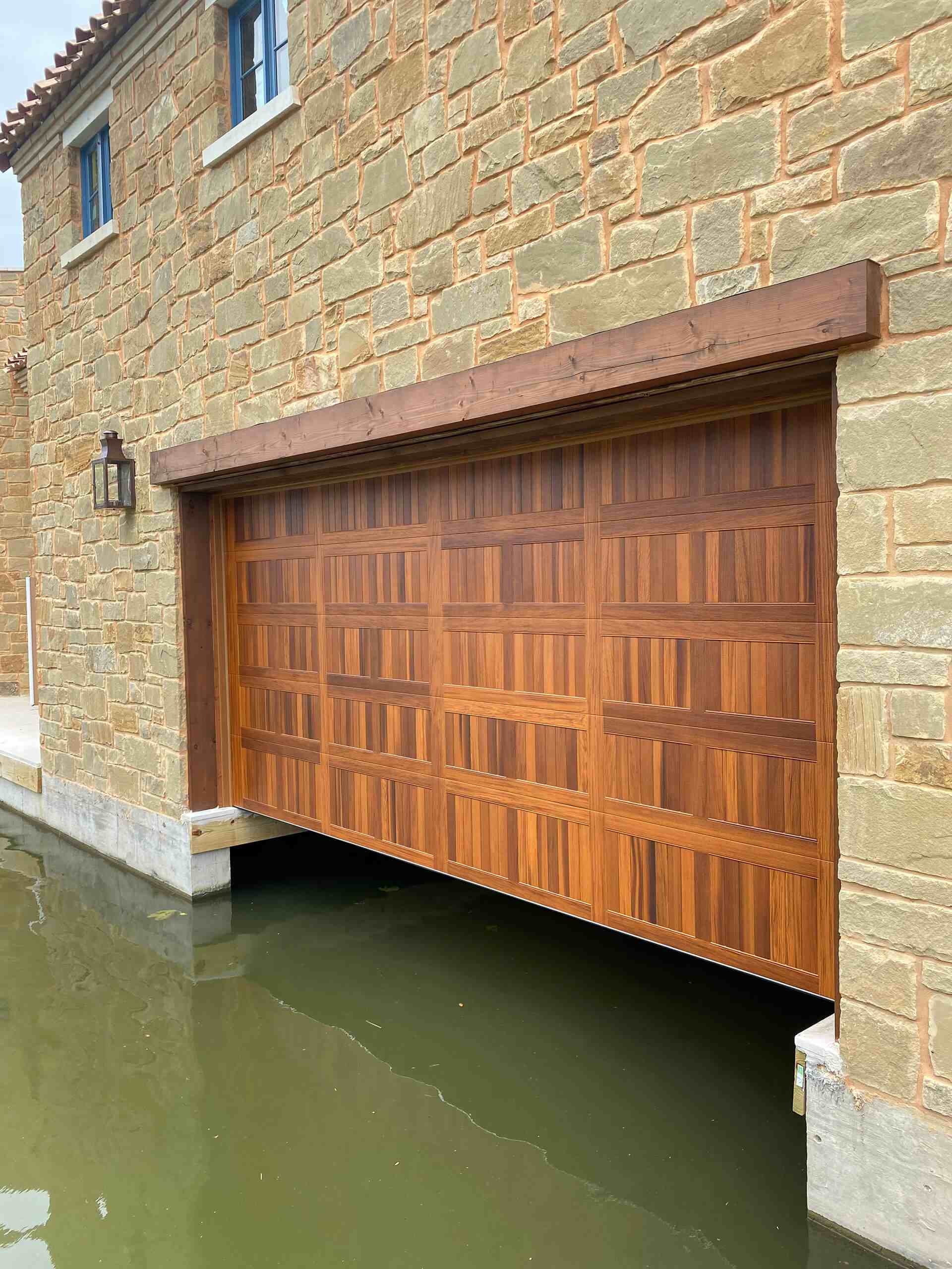 Insulated garage door installed by Door Pro Plus near Marble Falls, TX